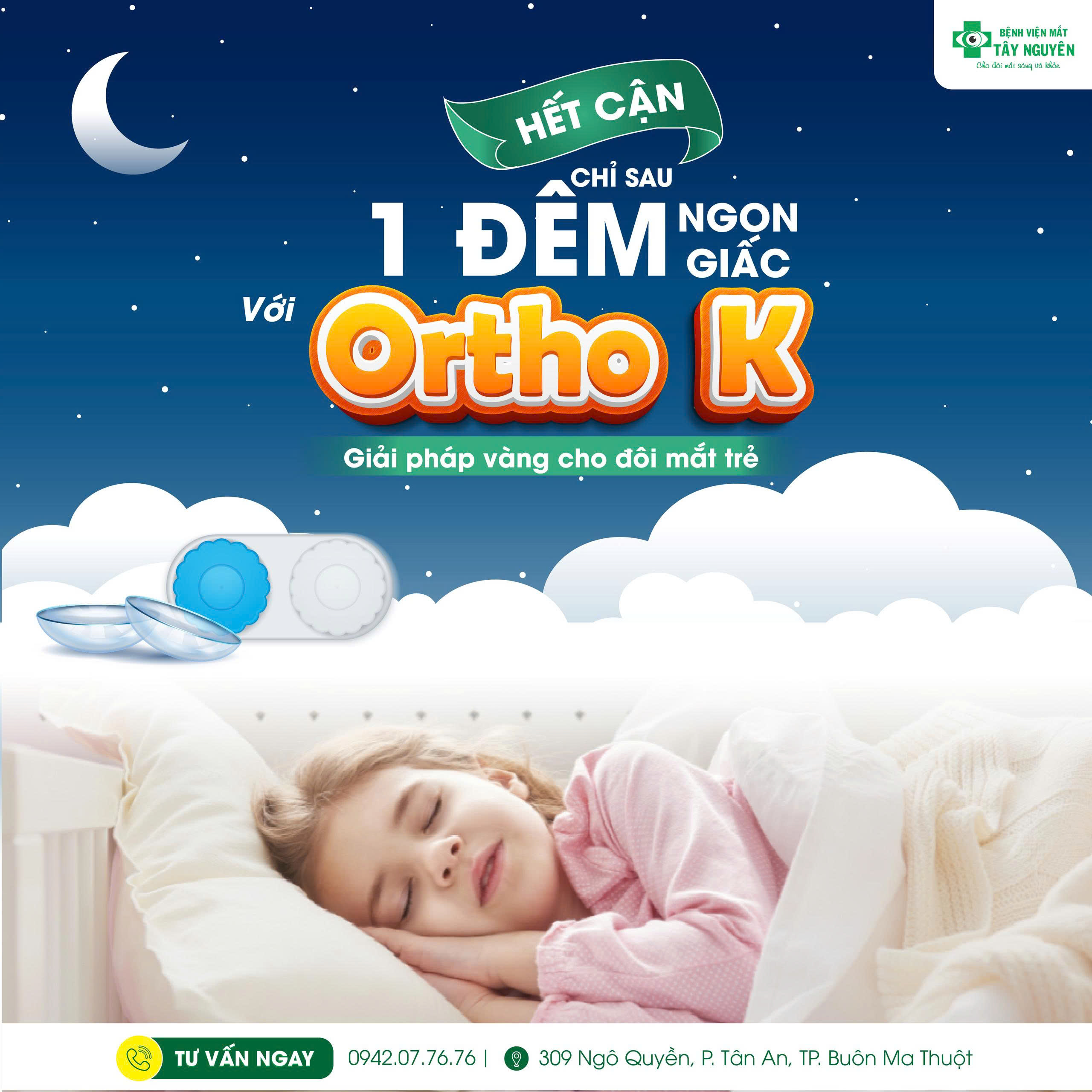HẾT CẬN CHỈ SAU MỘT GIẤC NGỦ ORTHO-K
