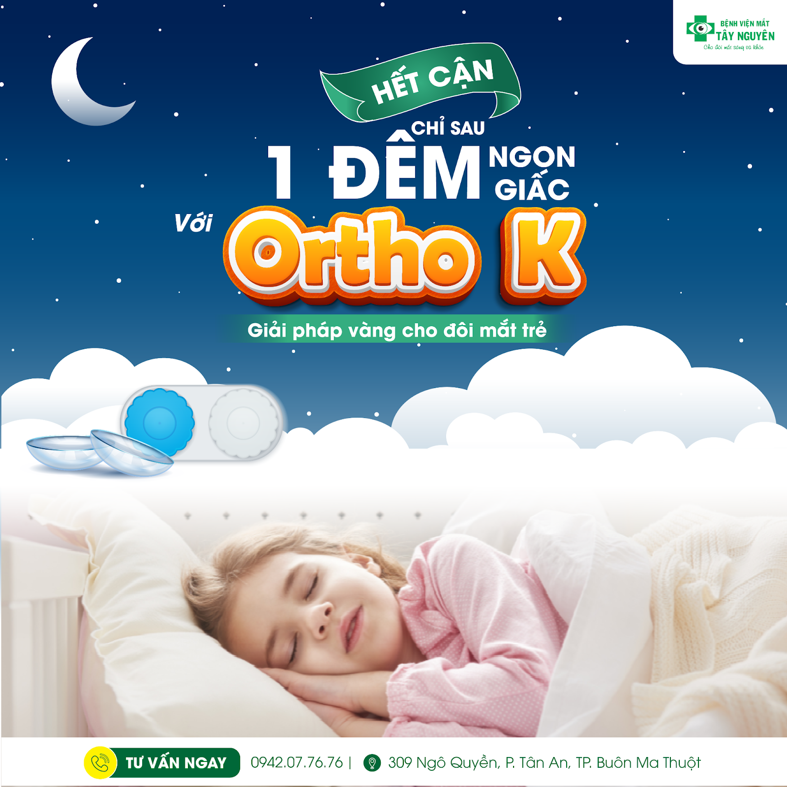 Sau một giấc ngủ bạn đã có thể thức dậy với một đôi mắt hết cận với Ortho-k