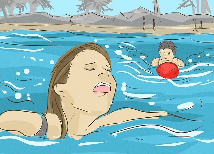 Hình ảnh sau mổ không nên bơi lội