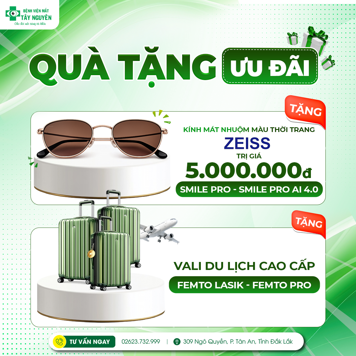 Quà tặng ưu đãi xóa cận tháng 7